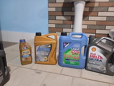 Mühərrik yağları: ZICShell, Ravenol, Megun, Alpine, Liqui Moly, Magnum, Maximum, 10/40 — 4