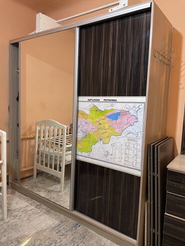 спальный гарнитур зина гдр: Уктоочу бөлмө гарнитуру, Колдонулган, Эки кишилик керебет, Шкаф, Комод, Кыргызстан, ДСП, Өзү алып кетүү, түсү - Саргыч боз