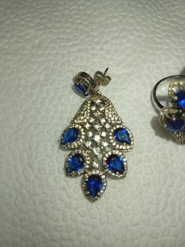 Zərgərlik dəstləri: Dəstə daxildir: Sırğa, Üzük, Versace, Gümüş, 925 Əyar, 50 g — 4