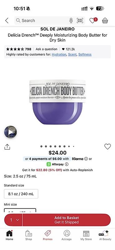 sol de janeiro: SOL DE JANEIRO Delícia Drench Deeply Moisturizing Body Butter for Dry — 1