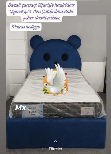 Masa və oturacaq dəstləri: Yeni, Təknəfərlik çarpayı