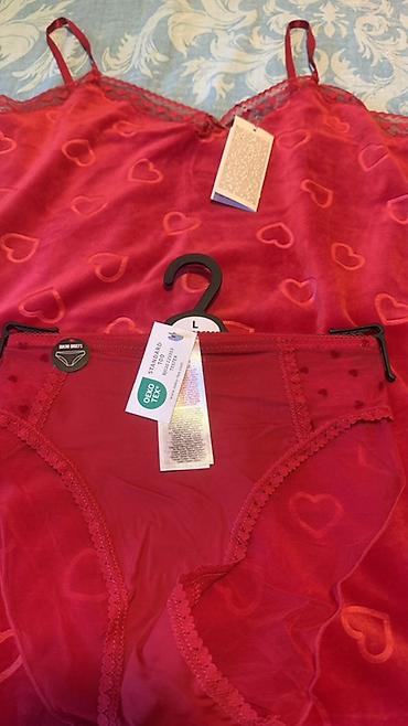Spavaćice: Ženski set za spavanje/lingerie – spavaćica + gaćice - Boja — 11