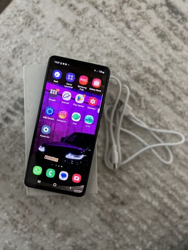 Samsung: Samsung Galaxy A53 5G, 256 GB, rəng - Qara, Barmaq izi, Face ID — 10