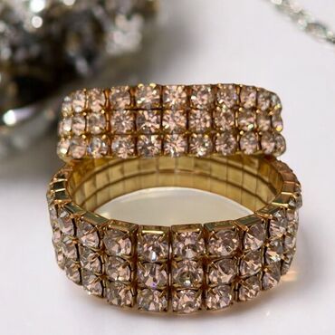 dm srebrni nakit: Bangle, Material: Cubic zirconia, Stainless steel