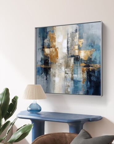 Dizayn, layihə: Modern. Abstrakt janr. Tək tablo. Müasir interyerdə mütləqdir, çünki — 3