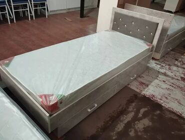 Односпальные кровати: Односпальная кровать, Новый, С матрасом, длина - 205 см — 4