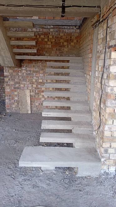 Бетонные лестницы: Бетонная лестница Наружные, Гарантия, Форма лестницы: Прямая, Стиль: Модерн — 12