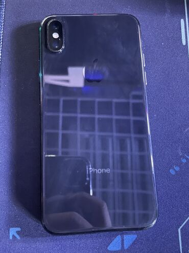 не зарегистрированные телефоны: IPhone X, Б/у, 64 ГБ, Black Titanium, 100 %