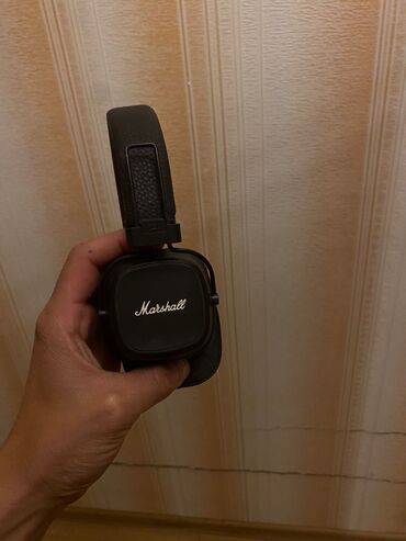 Qulaqcıqlar: Simsiz (Bluetooth) Qulaqcıqlar, Marshall, rəng - Qara