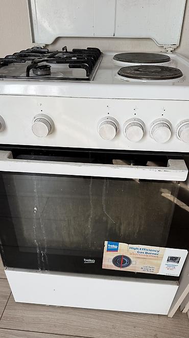 Электрические плиты: Продаю Газоэлектрическую плиту Beko 5 конфорок, с электродуховкой — 3