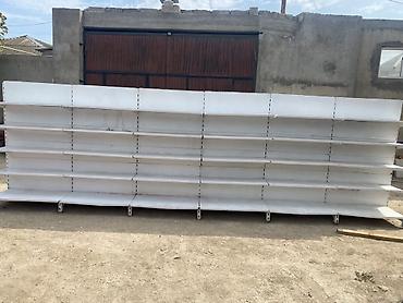 Rəf vitrinləri: Mağaza vitrin rəfi – metal, modul tipli - Material: möhkəm metal — 2