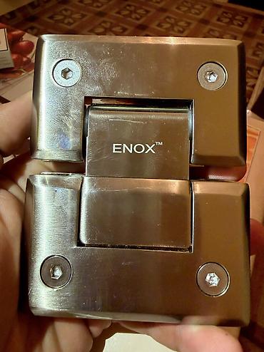 Qapı petlələri: “ENOX ESH-201 şüşə qapı menteşəsi – Türkiyə istehsalı.” Satılır! — 3
