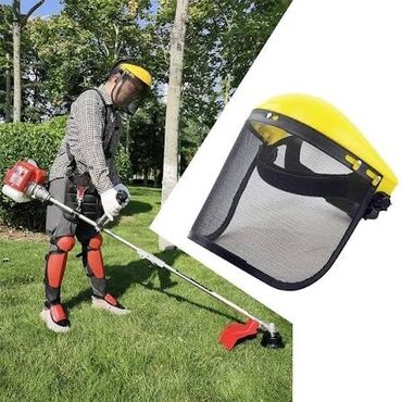 Baş geyimləri: Üz qoruyucu maska Üz qoruyucu maska satılır. Benzin və elektrikli — 7