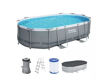 фильтр насос для бассейна: 🏖️ каркасный бассейн bestway 56448 power steel 488×305×107 см, 10 949