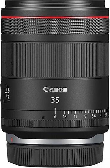filtr: Linza "Canon Rf 35 mm f/1.4 Vcm-x1-"Brend Canon Fokus Uzunluğu Təsviri — 1