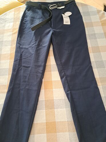 pantalone radne nove: L (EU 40), Normalan struk, Ravne nogavice