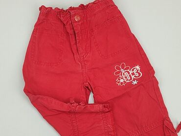 czerwony kombinezon new yorker: Denim pants, 3-6 months, condition - Very good