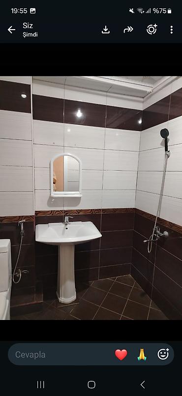 1 otaqli ev kirayə: 1 otaqlı mənzil –2 ye duzelme mətbəx və sanitar qovşağı tam təmirli — 10