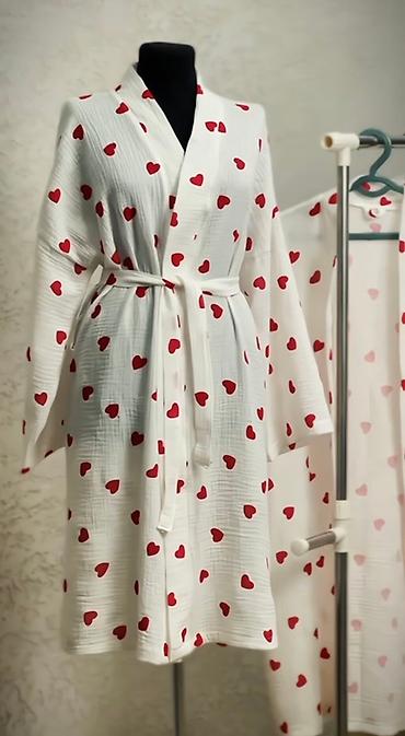 Пеньюары: Пеньюар, Шелк, Короткая модель, Турция — 9