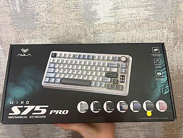 mini kompyuter: Satışda — AULA S75 Pro və AULA F87! AULA S75 Pro (qara) Kompakt 75% — 1