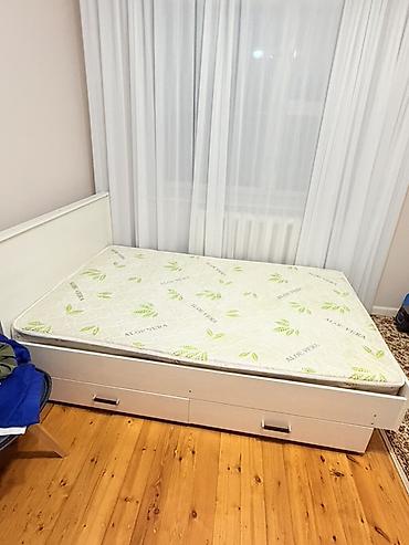 продаю кровать двуспальная: Кровать с матрасом Aloe Vera и выдвижными ящиками - Размер спального — 2