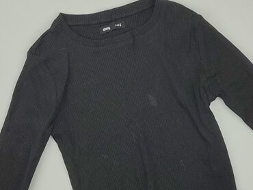 czarne koronkowe bluzki z długim rękawem: Blouse, SinSay, S (EU 36), condition - Good