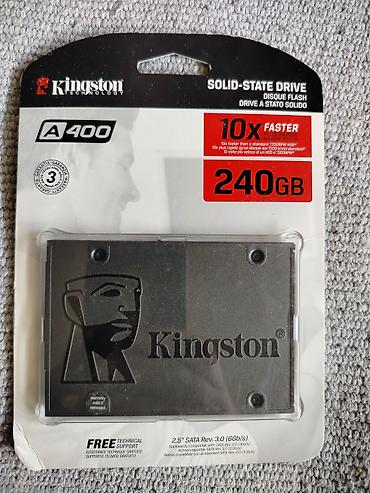 zepter kula: Hard disk Kingston A400 SSD od 240 GB, koji koristi 2.5-inčni SATA — 1
