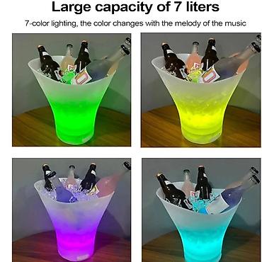 Kante: Yeke LED Speaker Ice Bucket (model SOM-0203), višenamenski uređaj koji — 5
