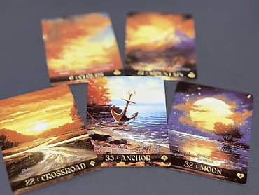 səs kartları: Məhsul: “Le AUTUMN – 36 Lenormand Cards” kart dəsti - Mövzu: Payız — 10