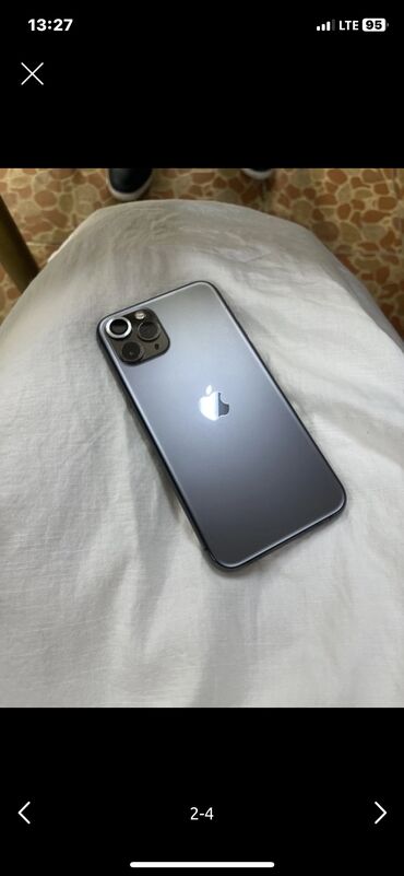 самсунг 8 с: IPhone 11 Pro, Колдонулган, 256 ГБ, Black Titanium, Коргоочу айнек, Каптама, 79 %