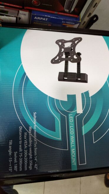 Kronşteynlər: Televizor kronsteynleri(televizor asilqanlari) Zavod istehsali. En — 20