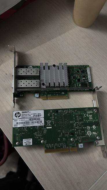 кронштейн для одежды на стену: Сетевой адаптер HP 560SFP+ (двухпортовый) - Тип: серверный сетевой — 1