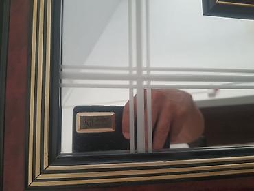 Şəkillər, tablolar: Orijinal İtaliya İstehsalı "GM Designer" 925 Ayar Gümüş Güzgülü Tablo — 2