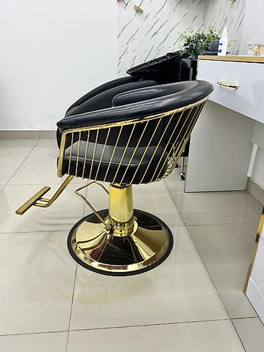 açılan kreslolar: Qızılı çərçivəli salon kreslosu yenidir işlədilməyib - Dizayn: Qızılı — 2