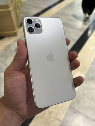 Apple iPhone: IPhone 11 Pro Max, Б/у, 64 ГБ, Серебристый, 76 %