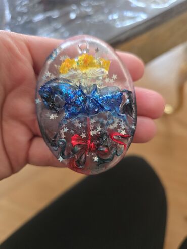 Breloklar: Epoksid qətranından hazırlanmış əl işi aksesuarlar - Şəffaf və rəngli — 8