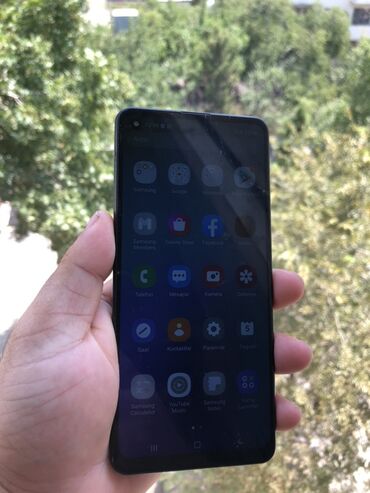 Samsung: Samsung Galaxy A21S, 32 GB, rəng - Göy, Face ID