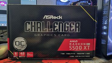 Videokartlar: Videokart ASRock Radeon RX 5500 XT, 8 GB
