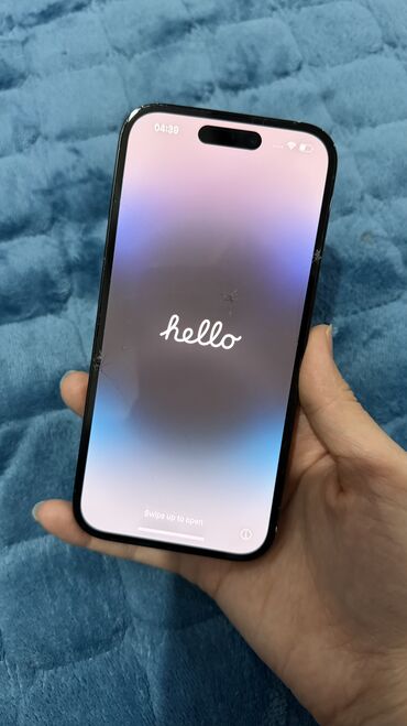 Apple iPhone: IPhone 14 Pro, Б/у, 256 ГБ, Black Titanium, Коробка, 80 % — 12