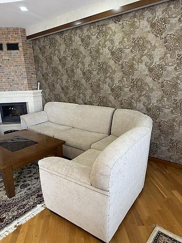 Bej rəngli L formalı yumşaq künc divanı - Forma: L şəklində, sağ lalafo.az -da Bej rəngli L formalı yumşaq künc divanı - Forma: L şəklində, sağ