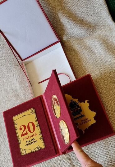 Značke, ordenje i medalje: Komemorativni set medalja – „20 година НСМС Србије“ - Set sadrži dve — 6