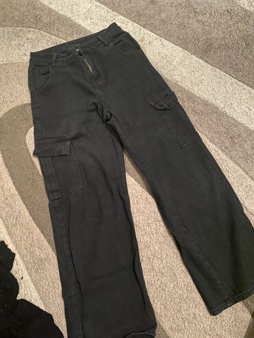 женские джинсы американки: Джинсы и брюки, цвет - Черный, Б/у