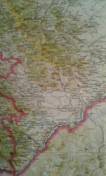 Ofis ləvazimatları: Azərbaycan Respublikasının xəritələri satılır. Siyasi-inzibati — 6