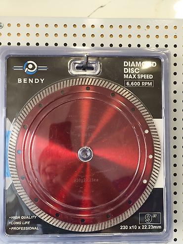 lezva disk: BENDY Diamond Disc – 9" Xüsusiyyətlər: - Tip: Almaz kəsici disk - — 1