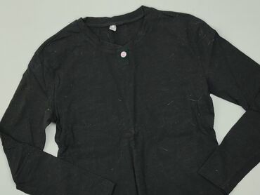 elegancka czarna bluzka: Bluzka, 14 lat, 158-164 cm, stan - Dobry