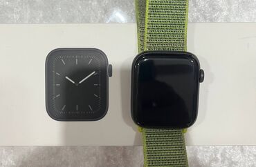watch 5: Apple watch series 5 space gray aluminum case 44 mm əla vəziyyətdə