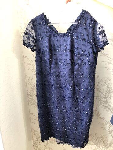 sini reng: Вечернее платье, Миди, 2XL (EU 44)