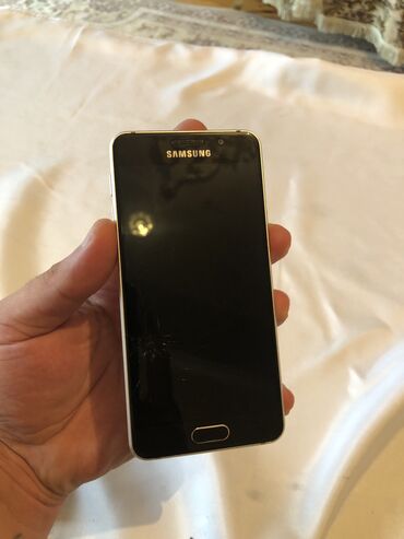 galaxy s6: Samsung Galaxy A3 2016, 16 GB, rəng - Boz, Barmaq izi, İki sim kartlı