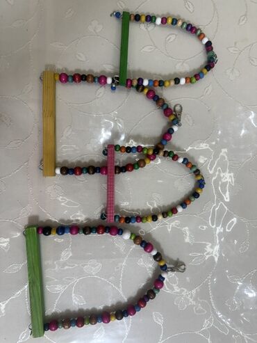 Oyuncaqlar: Papuqay və xırda quşlar üçün asılqan–oyuncaq Balaca yelləncək quşlar — 9