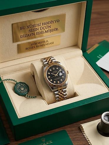 Qol saatları: Yeni, Qol saatı, Rolex, rəng - Qızılı — 3